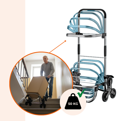 Nakupovalna torba na kolesih za stopnice