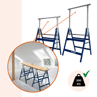 Teleskopska gradbena kozla