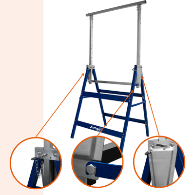 Teleskopska gradbena kozla