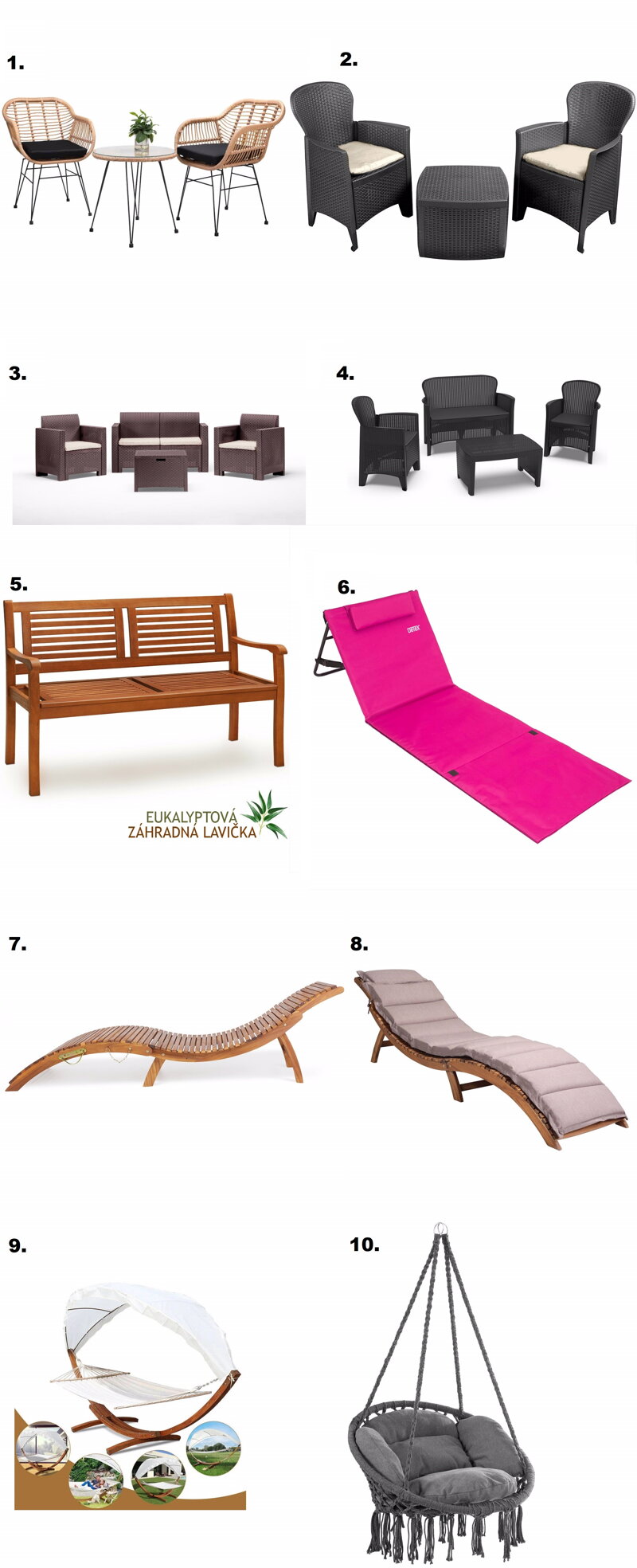 Sedenie v záhrade Sedenie v záhrade