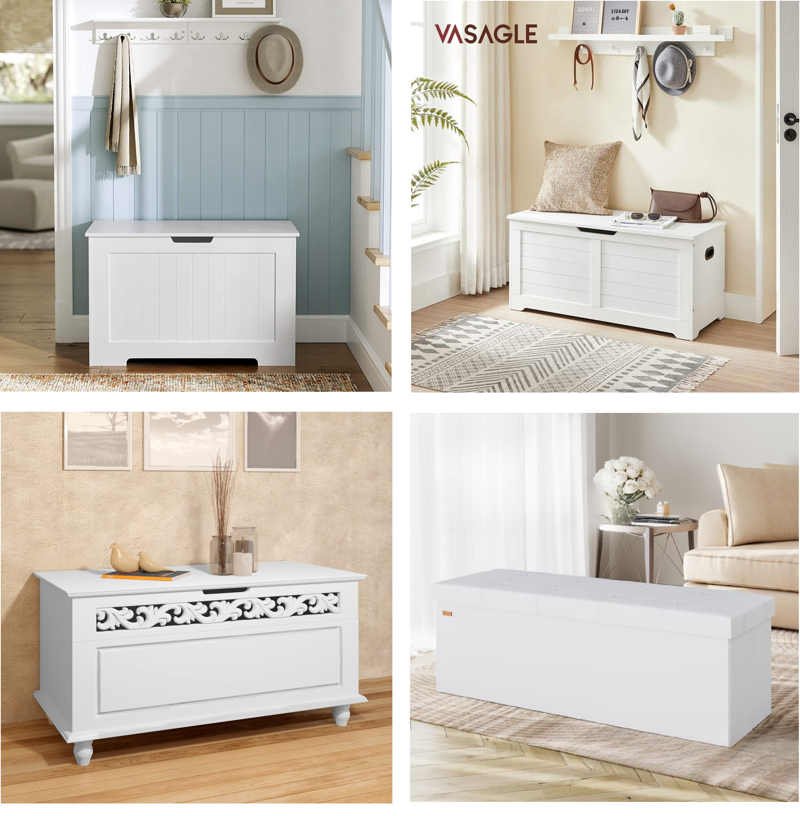 Lesene skrinje in tabureji