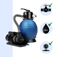 Peščena filtracija za bazen AQUA, 10200 l/h, modra