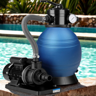 Peščena filtracija za bazen AQUA, 10200 l/h, modra