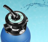 Peščena filtracija za bazen AQUA, 10200 l/h, modra