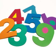 Penasta podloga za otroke PUZZLE, 86 kosov, večbarvna