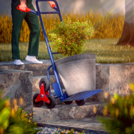 Transportni voziček za stopnice CART, max. 200kg, modra