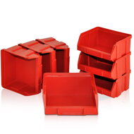 Viseči organizator za delavnico ORDER, 30 škatel, 64x2x38 cm, rdeča/črna