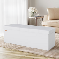 Tabure s shranjevalnim prostorom BELLA, 115x38x38cm, bela
