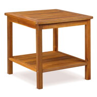 Lesena odlagalna mizica WASHINGTON, 45x45x45cm, rjava