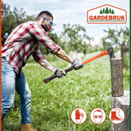Komplet sekir TOMS – sekira in cepin, 2 kosa, črna/oranžna