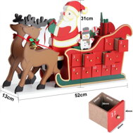 Adventni koledar NIKOLAS, večbarven