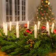 Svečke za božično drevo CANDLE, 20 kosov, 10,5cm, toplo bela