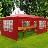 Paviljon za zabave NEAPOL, 3x6m, rdeč