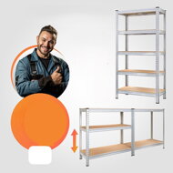 Komplet 2 regalov za težke obremenitve HEAVY 