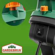 Vrtni drobilnik za veje VAVRO, 2400W, 50l, črno/zelen