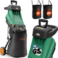 Vrtni drobilnik za veje VAVRO, 2400W, 50l, črno/zelen