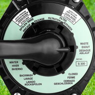 Peščena filtracija za bazen AQUA, 9600 l/h, modra