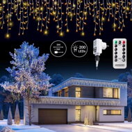 Božična svetlobna veriga LED CENCELJI, 5m, toplo bela