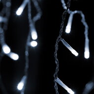 Božična svetlobna veriga LED CENCELJI, 10m, hladno bela