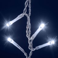 Božična svetlobna veriga LED CENCELJI, 10m, hladno bela
