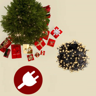 Umetno božično drevo RUDOLPH s lučkami, 150cm, zeleno