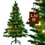 Umetno božično drevo RUDOLPH s lučkami, 150cm, zeleno