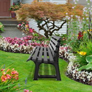 Vrtna klop ORCHIDEA, 145x49x74cm, antracit