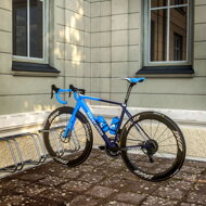 Stojalo za 2 kolesi BIKE, 48x32x27cm, srebrn