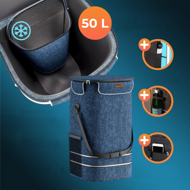 Nakupovalna torba na kolesih EASY, 50l, modra