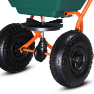 Posipalni voziček SEED, 20l, zelen/oranžen