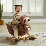 Gugalni lenivec z varnostnim pasom, rjava