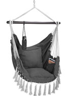 Viseči stol MANDY 170x100x150 cm, temno siv