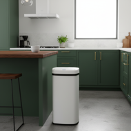 Senzorski koš za odpadke DEUS, 58 litrov, bel