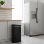 Senzorski koš za odpadke DEUS, 58 litrov, črn