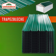 Trapezna pločevina ARON, komplet 14 kosov, 110×46 cm, antracitna