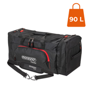Potovalna torba za ramo JERGY, 90l, 65x32x33cm, črna