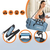 Potovalna torba za ramo JERGY, 90l, modra