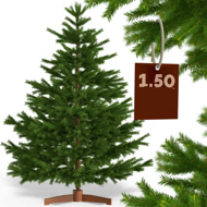 Umetno božično drevo FROST, 150cm, zeleno