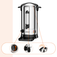 Grelnik za vino COZY, 8,8l, srebrn