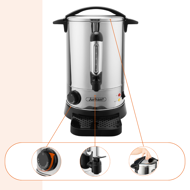 Grelnik za vino COZY, 6,8l, srebrn