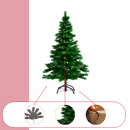 Umetno božično drevo RUDOLPH, 150cm, zeleno
