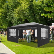 Paviljon za zabave NEAPOL, 3x6m, antracit