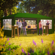 Paviljon za zabave NEAPOL, 3x6m, zelen
