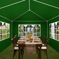 Paviljon za zabave NEAPOL, 3x6m, zelen