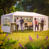 Paviljon za zabave NEAPOL, 3x6m, bel