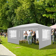 Paviljon za zabave NEAPOL, 3x6m, bel