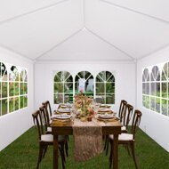 Paviljon za zabave NEAPOL, 3x6m, bel
