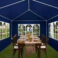 Paviljon za zabave NEAPOL, 3x6m, moder