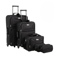 Komplet potovalnih kovčkov TRAVEL, 5-delni, črn