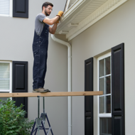 Teleskopski gradbeni kozli DANNY, set 2 kosov, maks. 200 kg, 69x57x81–130 cm, srebrna/modra